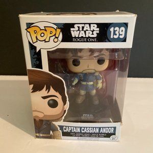 Funko Pop # 139 Captain Cassian Andor Star Wars Bobble Head